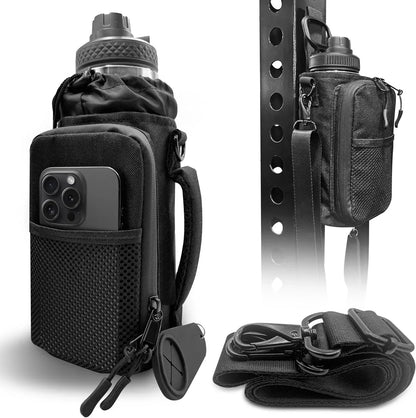 A magnetic fitness bag for both men and women, featuring a adjustable shoulder strap, a magnetic bag for holding office water bo