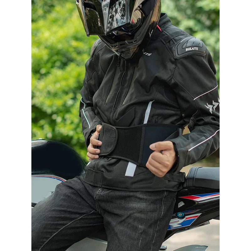 Enduro Motorcycle Cycling Waist Safety Protector Accessories Brace Anti-Fall Offroad Riding Men Waist Kidney Support Belt Items