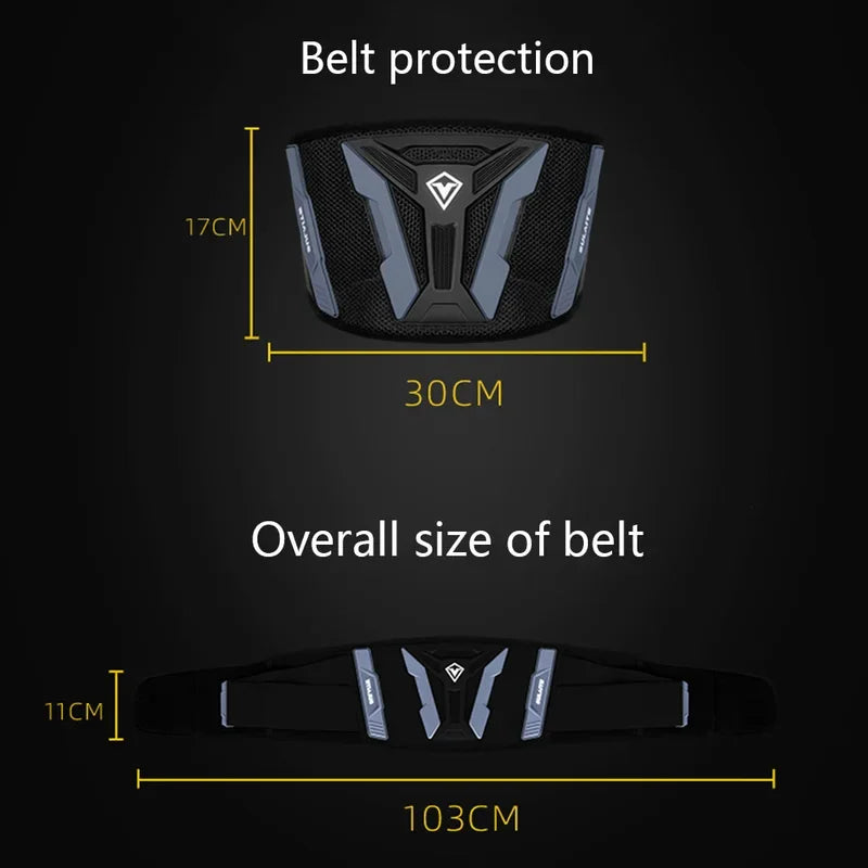 Enduro Motorcycle Cycling Waist Safety Protector Accessories Brace Anti-Fall Offroad Riding Men Waist Kidney Support Belt Items