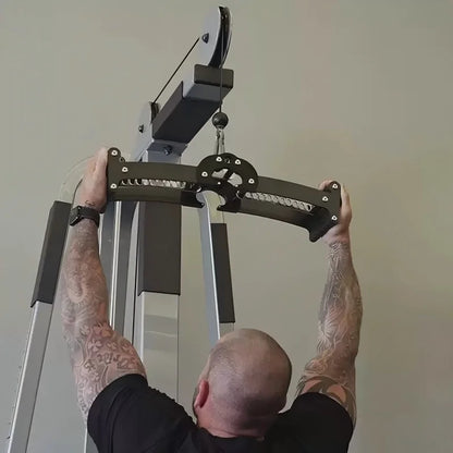 Gym Fitness Accessories Multifunctional Barbell Converter with High Pull Low Pull Handles and Rowing Handle Function