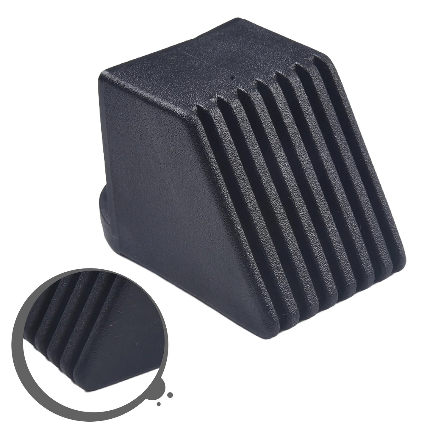 2 Pcs Fitness Equipment Square End Cap Foot Cover Protectors Gym Accessories Fitness Equipment Accessories