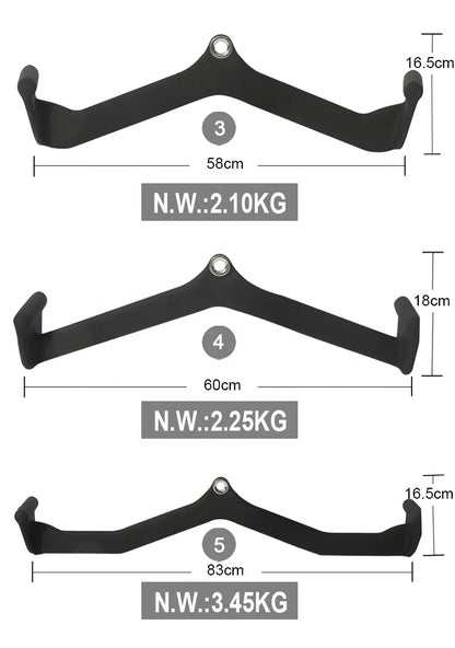 All Sizes Available Gym Exercise Fitness Accessories Cable Attachment Pull Back Handle Mag Grip