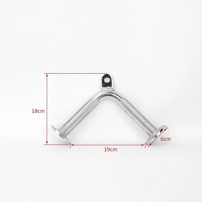 Gym Home Equipment Accessories Lat Pull Down Bar，Chrome-plated Surface Anti-rust High Load-bearing Fitness Tricep Rope Training