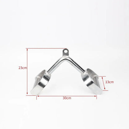 Gym Home Equipment Accessories Lat Pull Down Bar，Chrome-plated Surface Anti-rust High Load-bearing Fitness Tricep Rope Training