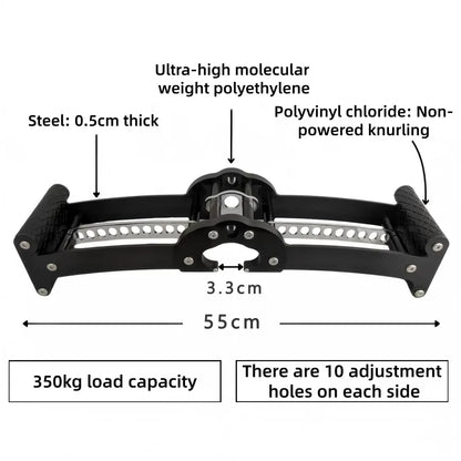 Gym Fitness Accessories Multifunctional Barbell Converter with High Pull Low Pull Handles and Rowing Handle Function