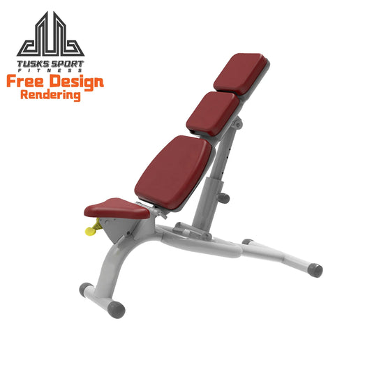 Commercial Gym Fitness Machine Free Weights Adjustable Bench Gym Equipment Multi Functional Bench Rack
