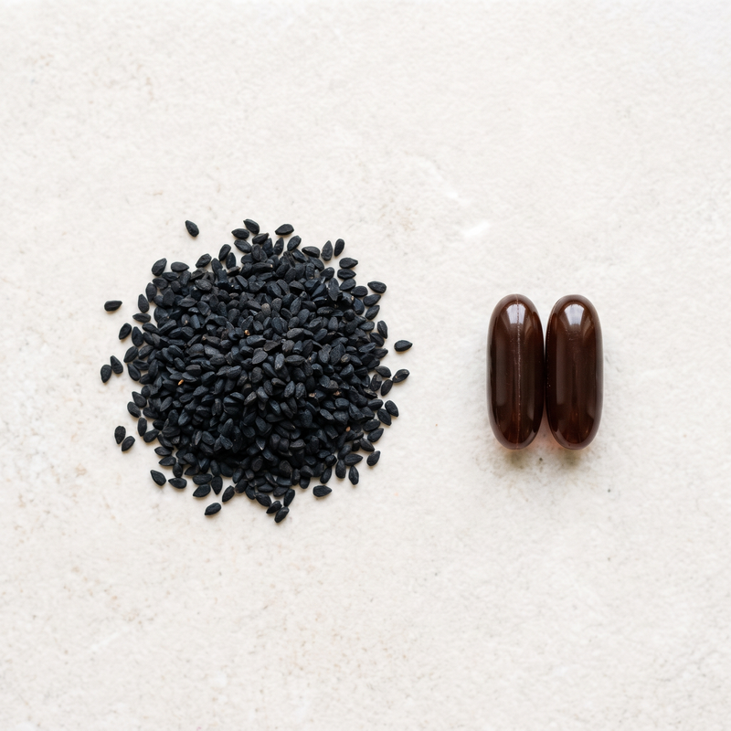 Nigella sativa seeds — the only ingredient in the softgel